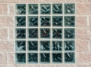 Glass block window