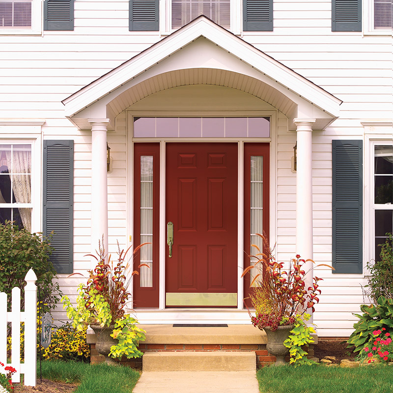 Mountain Berry Legacy Steel Entry Door