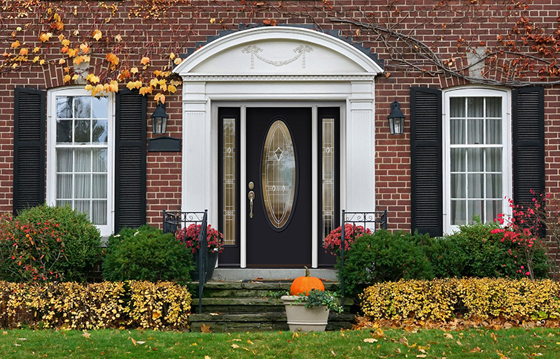 Black Legacy Steel Entry Door