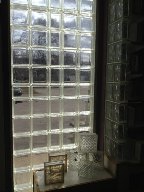 glass block window in home