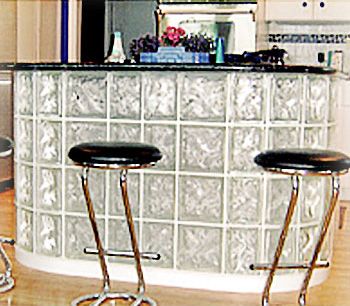 glass block bar